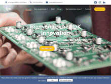 Tablet Screenshot of dkinnovation.fr